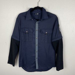 Ubi Workshop Ghost Recon Wildlands Dress Shirt Mens Size M Removable Sleeve